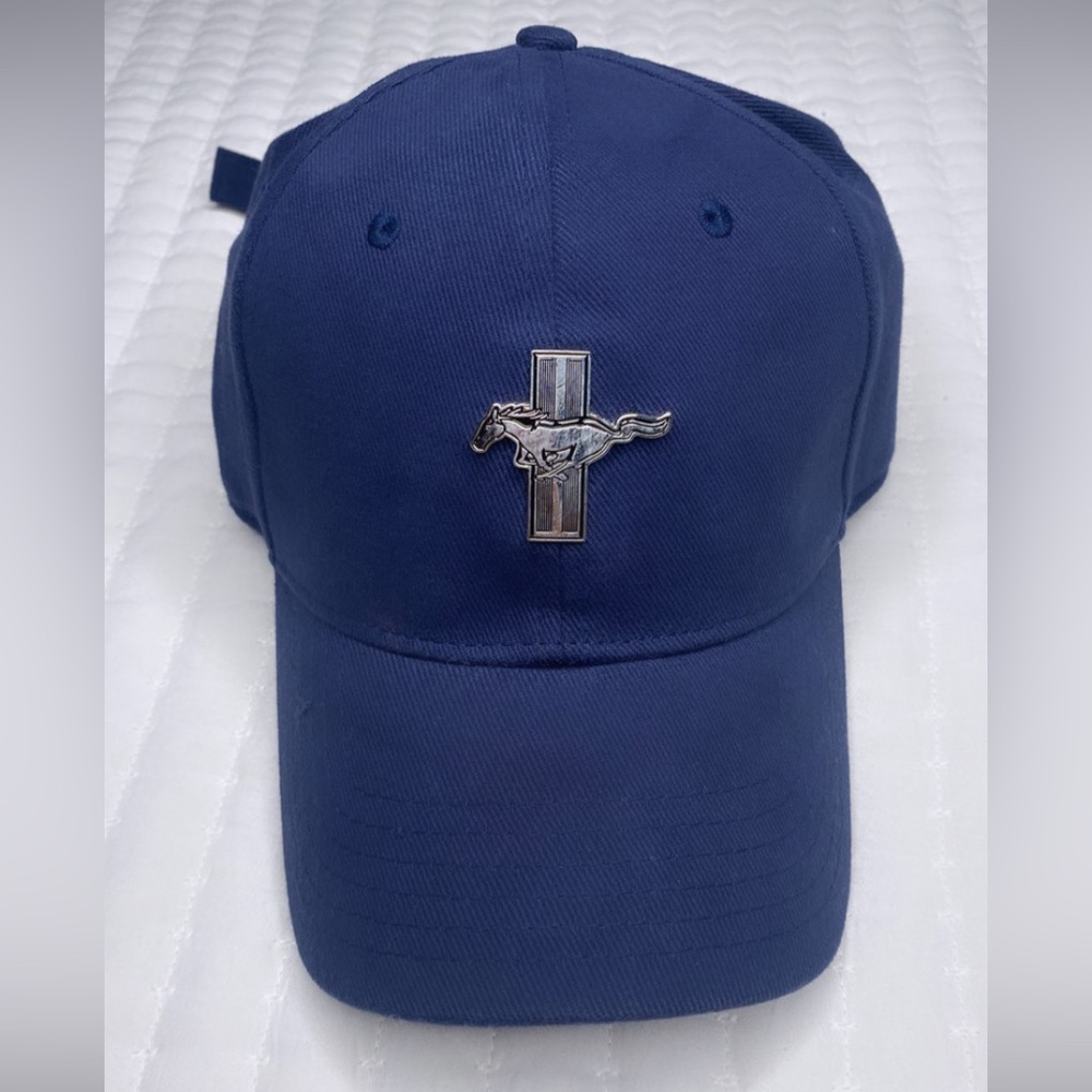 Ford Mustang Men Hat/Cap Blue Adjustable